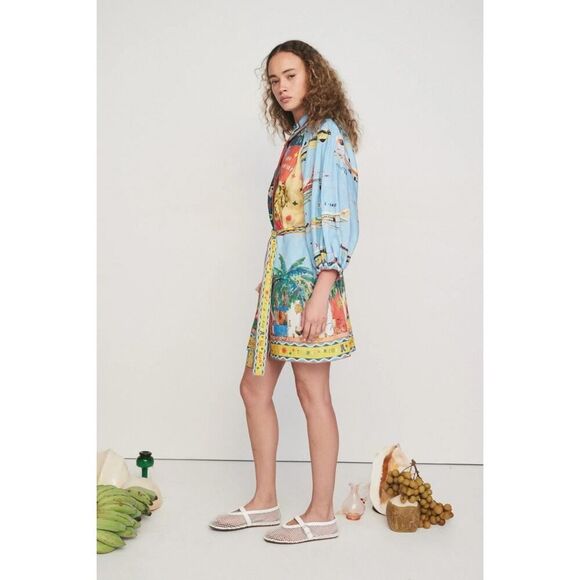 ALÉMAIS All Aboard Mini Dress - Multi AU6/US2 - Picture 4 of 12